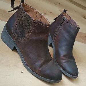 Sperry Dark Brown Ankle Booties